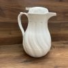 White beverage server