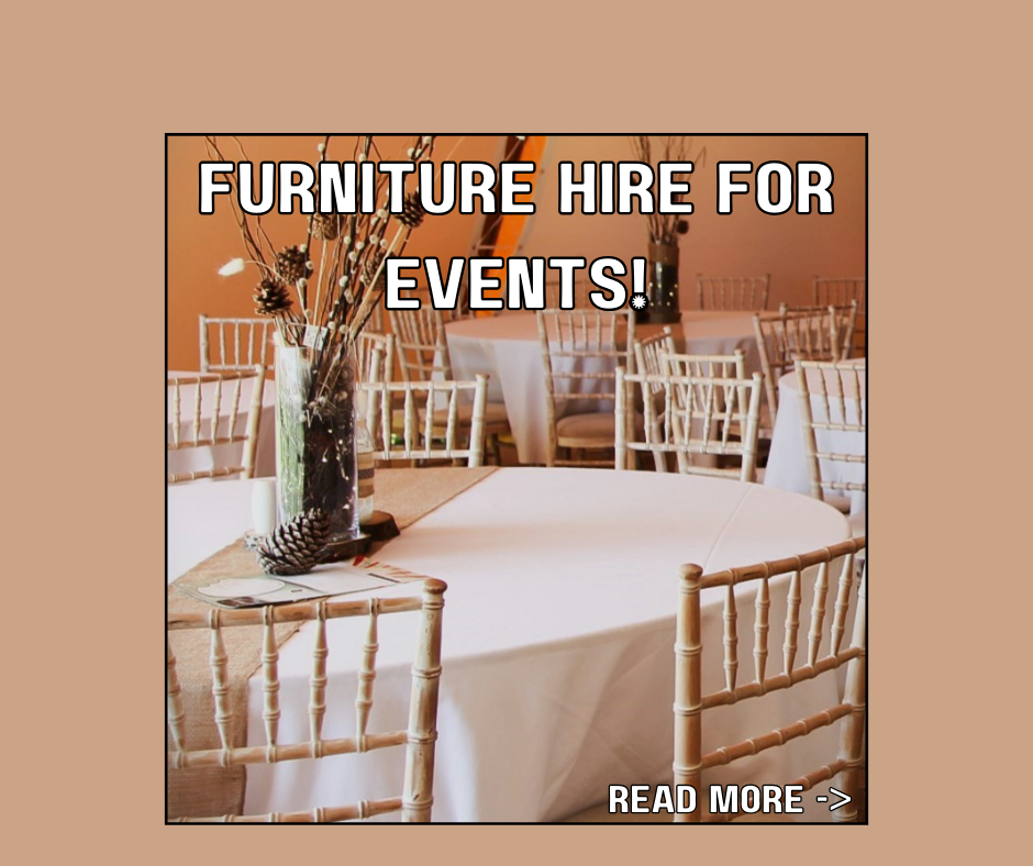 Furniture hire for events
