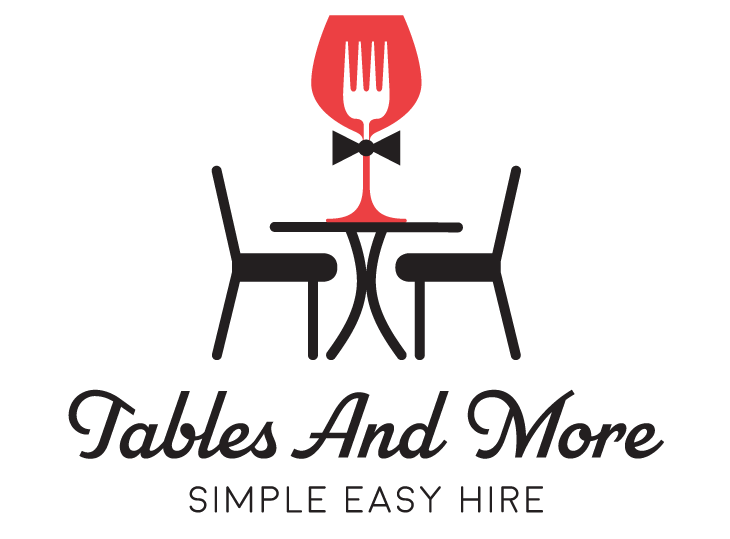 Tables and More logo, png, black